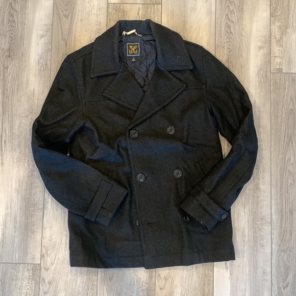 Dark grey Pea Coat - Picture 1 of 7